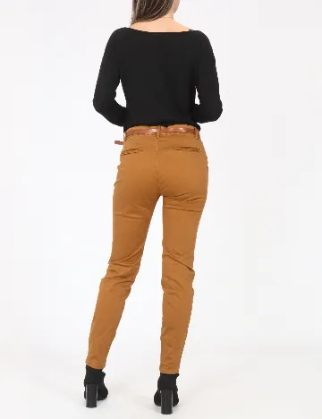Pantaloni Pull&Bear, maro