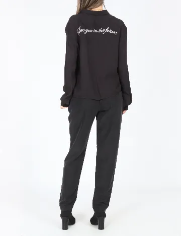 Camasa Pull&Bear, negru Negru