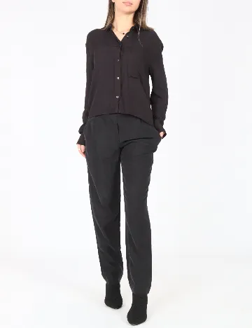 Camasa Pull&Bear, negru Negru