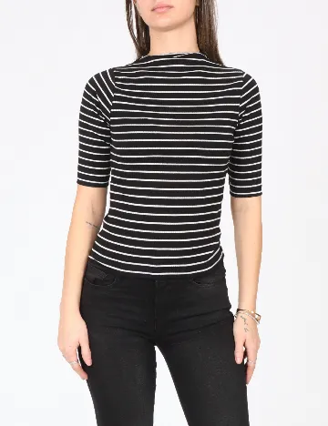 Bluza Pull&Bear, negru