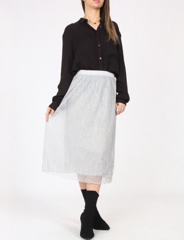 Fusta Pull&Bear, gri