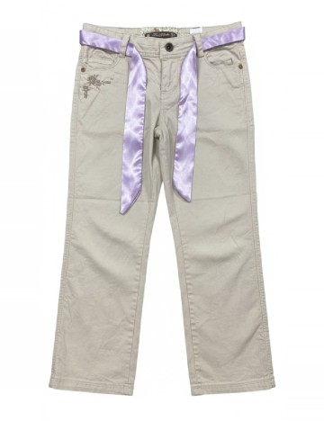 Pantaloni Zara, crem