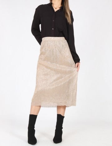 Fusta Pull&Bear, crem