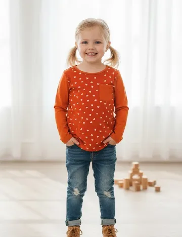 Bluza Zara, portocaliu