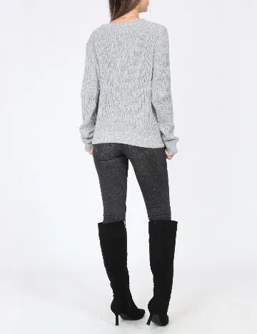 Pulover Pull&Bear, gri Gri