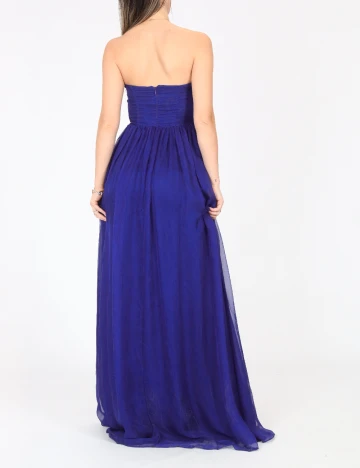 Rochie lunga Bershka, albastru Albastru