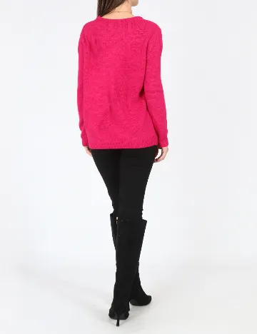 Pulover Bershka, roz Roz