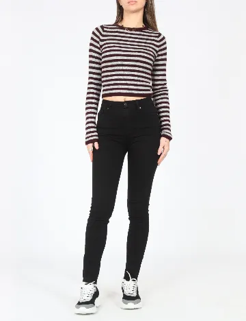 Blugi Pull&Bear, negru Negru