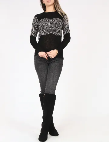 Bluza Bershka, negru Negru