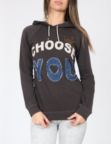 Hanorac Bershka, gri