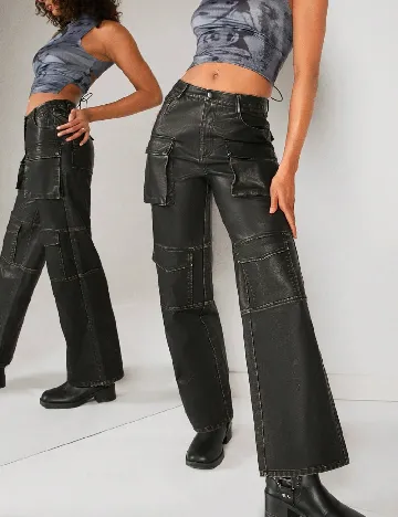 Pantaloni SHEIN, negru