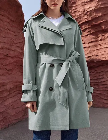 Trench Ziai, verde Verde