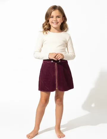 Fusta Zara, pruna Mov