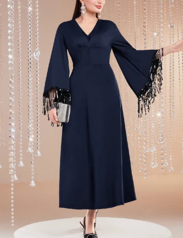 Rochie medie SHEIN, bleumarin