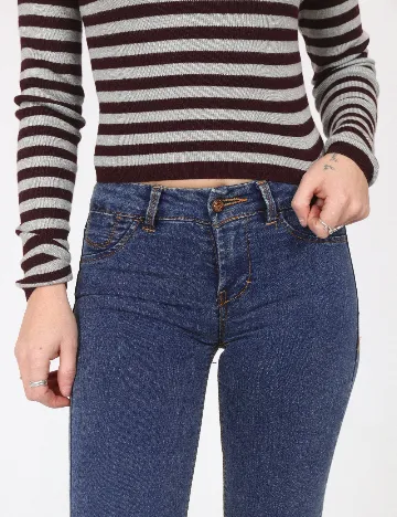 Blugi Pull&Bear, albastru