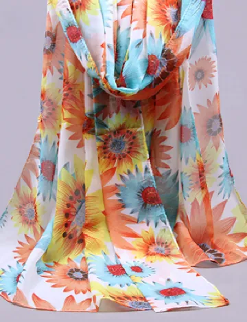 Esarfa Zara, floral print