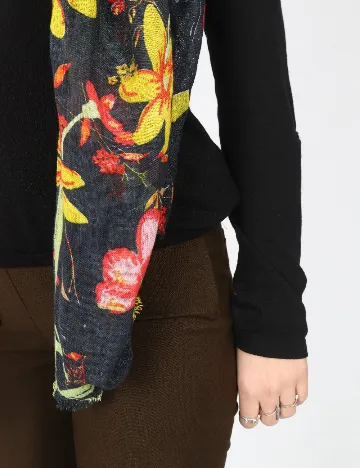 Esarfa Zara, floral print