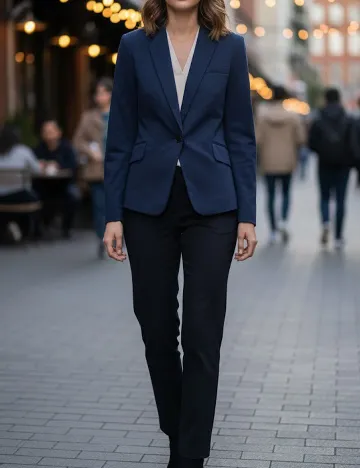 Sacou Pull&Bear, albastru Albastru