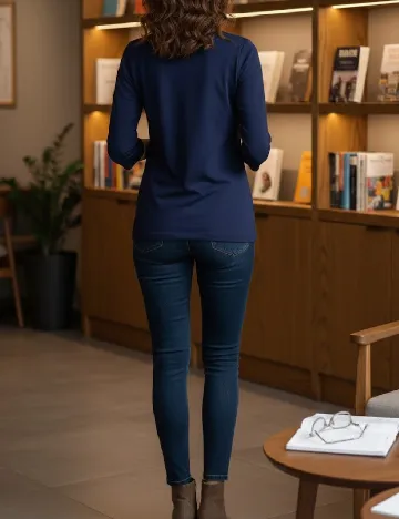 Bluza Zara, bleumarin Albastru