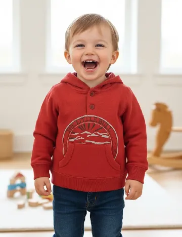 Hanorac Zara, rosu Rosu