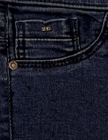 Pantaloni Pull&Bear, bleumarin