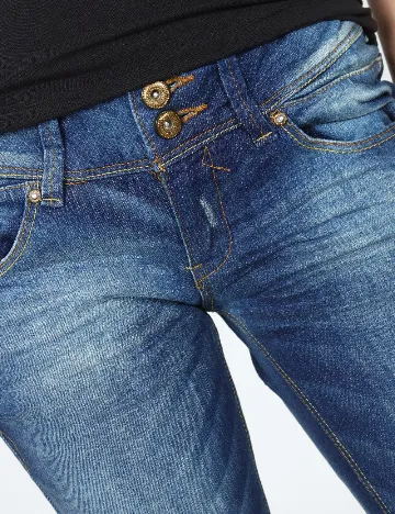 Blugi Bershka, albastru