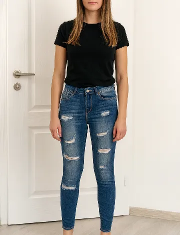 Blugi Pull&Bear, albastru