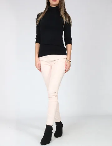 Pantaloni Bershka, roz pal
