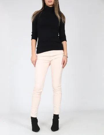 Pantaloni Bershka, roz pal