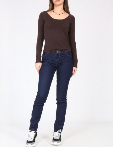 Blugi Bershka, bleumarin