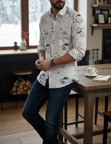 Camasa Zara, alb Alb