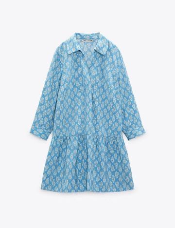 Rochie scurta Zara, albastru