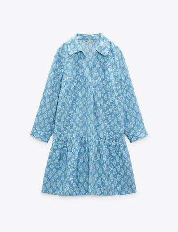 Rochie scurta Zara, albastru