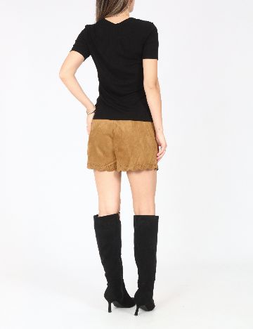 Pantaloni scurti Zara, maro