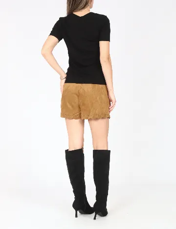 Pantaloni scurti Zara, maro