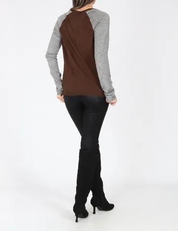 Cardigan Zara, maro/gri