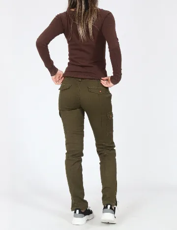 Pantaloni Zara, verde Verde
