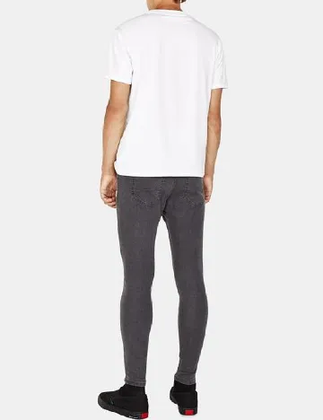 Blugi Bershka, gri Gri