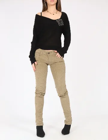 Pantaloni Bershka, kaki