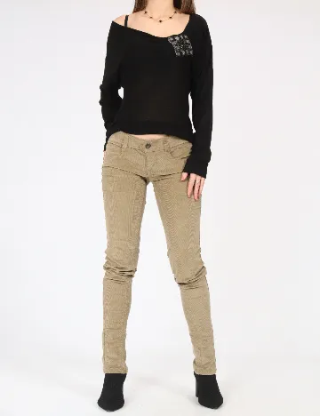 Pantaloni Bershka, kaki