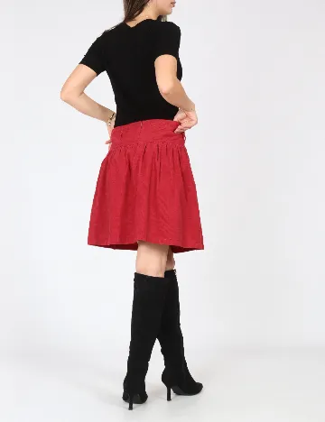 Fusta Zara, rosu Rosu