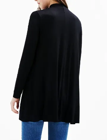 Bluza Oversize Bershka, negru Negru
