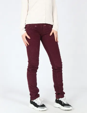 Pantaloni Bershka, mov