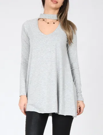 Bluza Bershka, gri Gri