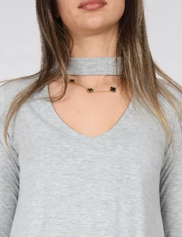 Bluza Bershka, gri Gri