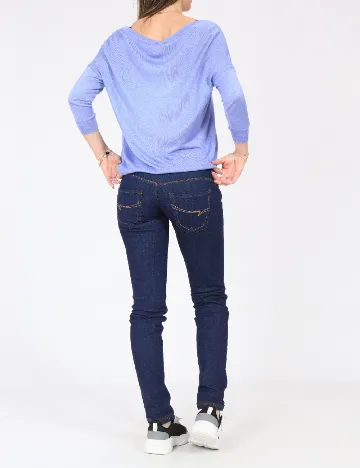 Blugi Bershka, bleumarin Albastru