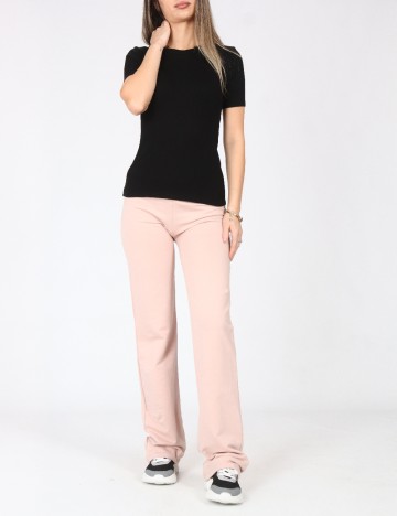 Pantaloni Zara, roz pal