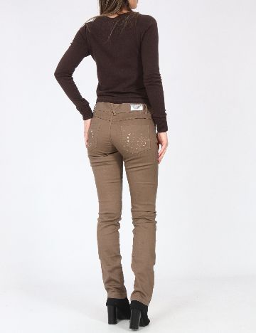 Pantaloni Zara, maro