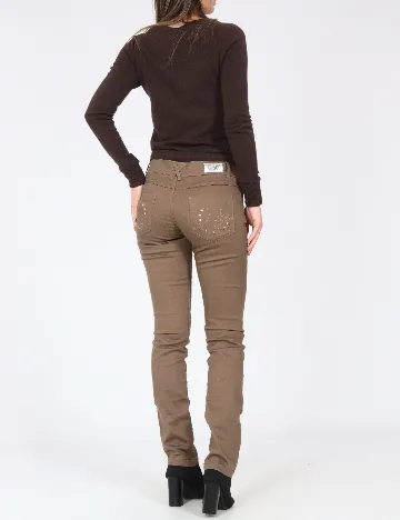 Pantaloni Zara, maro