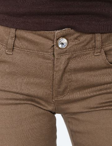 Pantaloni Zara, maro